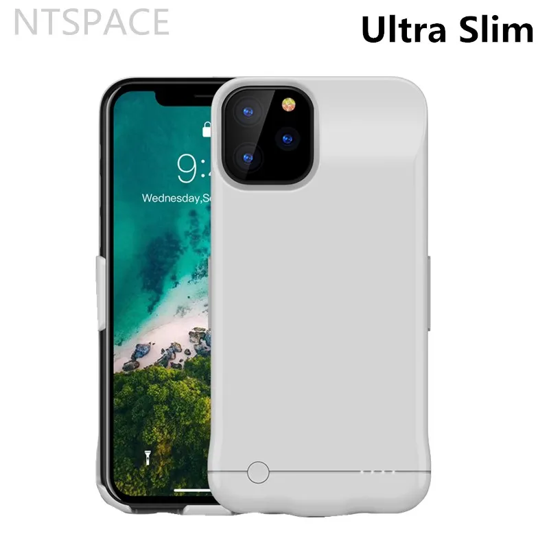 

NTSPACE Ultra Slim Backup PowerBank Charger Case For iPhone 11 Pro Max Power Case Power bank Case For iPhone 11 Pro Battery Case