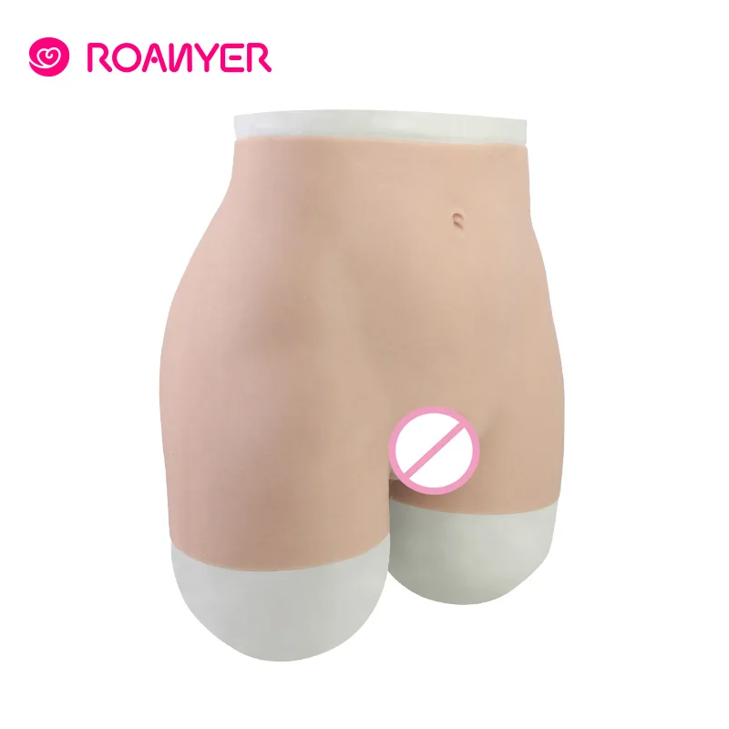 Силиконовые штаны Roanyer для трансвеститов с искусственным проникающим цветом