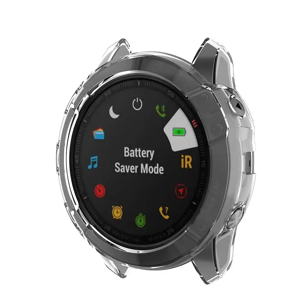 Ультратонкий Мягкий ТПУ защитный чехол для Garmin Fenix 6X Смарт-часы защита от падения силиконовый чехол s