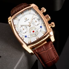 

WWOOR 2021 New Men Watch Top Brand Luxury Quartz Waterproof Wristwatch Causal Leather Military Calendar Male Clock Montre Homme