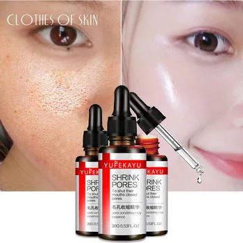 

Shrink Pores Face Serum Acne Treatment Essence Blackhead Remover Oil-control Whitening Serum Moisturizing lighten Skin Care
