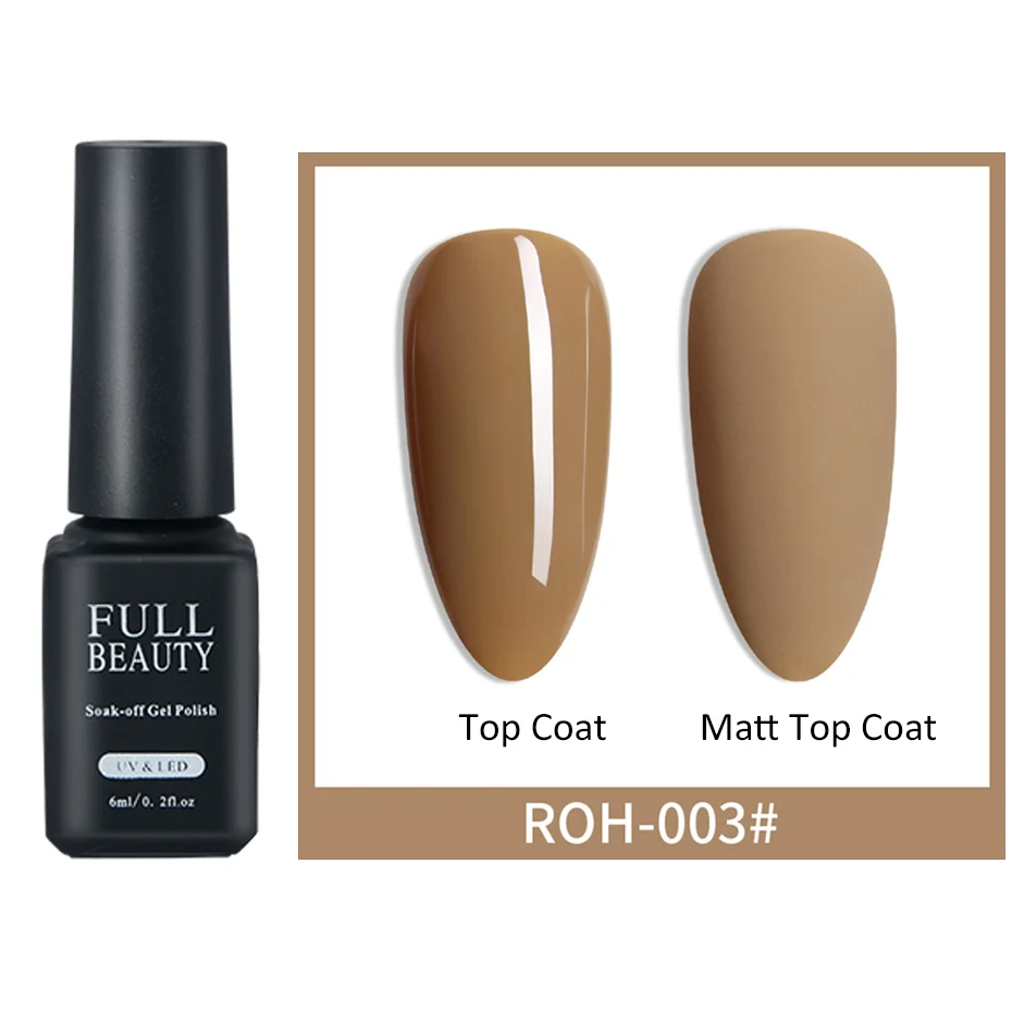 6 мл Гель-лак для ногтей шоколадный оранжевый чистый цвет лак для ногтей впитывающий Гель-лак полуперманентный аксессуары для ногтей SAROH01-18 - Цвет: ROH-03