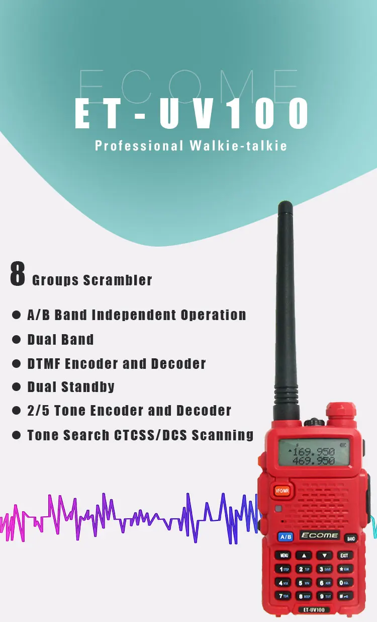 ET-UV100 cheap walkie talkie