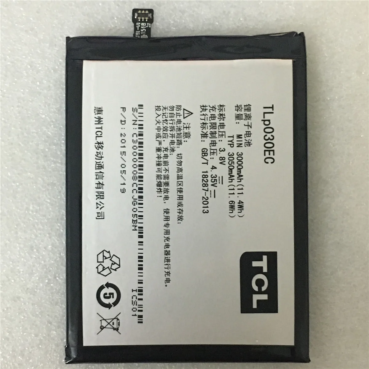 TLp030EC 3050 мАч аккумулятор для TCL 3S M3G для UMI Emax Mini 4G LTE Snapdragon 615 Octa Core 5," FHD 1920x Bateria
