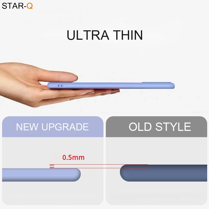 New Liquid Silicone Phone Case For Xiaomi Redmi Note 10 pro max 10s Original Camera Protective Soft Back Covers On Redmi Note10