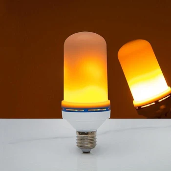 

Decorative lamp "Burning flame", 3 modes, SMD2835, 96 LED, 7 W, 220 V, E27 base 3622814