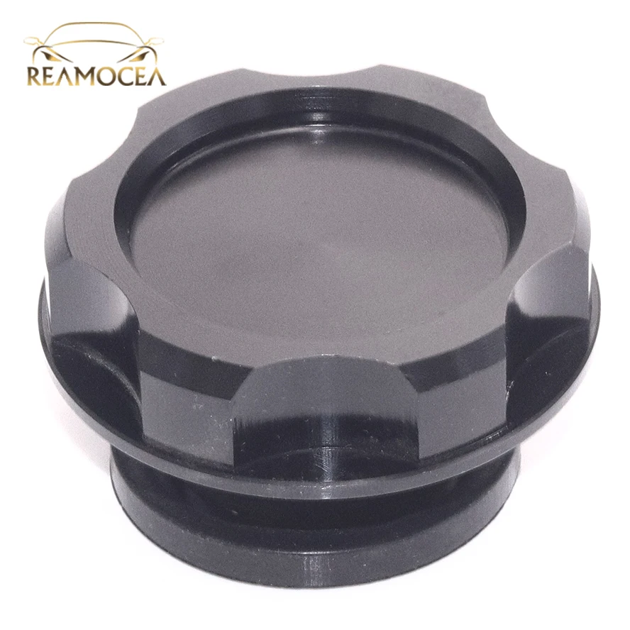Reamocea Aluminum Alloy Power Engine Cap Fuel Oil Filler Tank Intake Cover fit for Honda Civic Acura With screw-on type oil