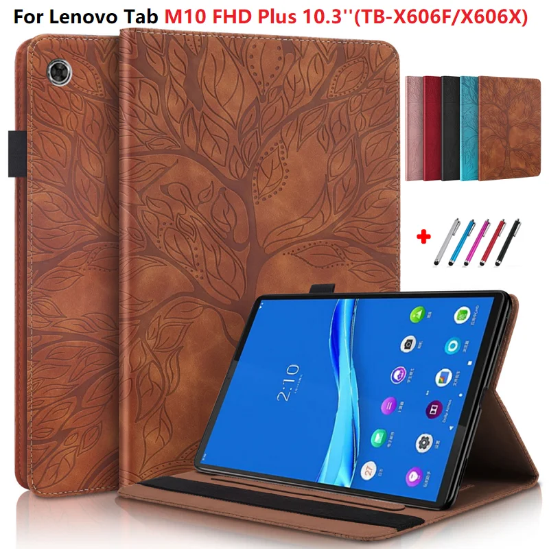 Чехол для Lenovo Tab M10 FHD Plus 10 3 ТБ X606X TB X606F чехол планшета из искусственной кожи