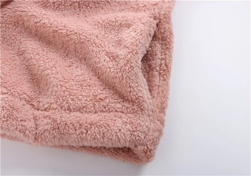 ZIPPER FAUX FUR HOODIES WOMEN11