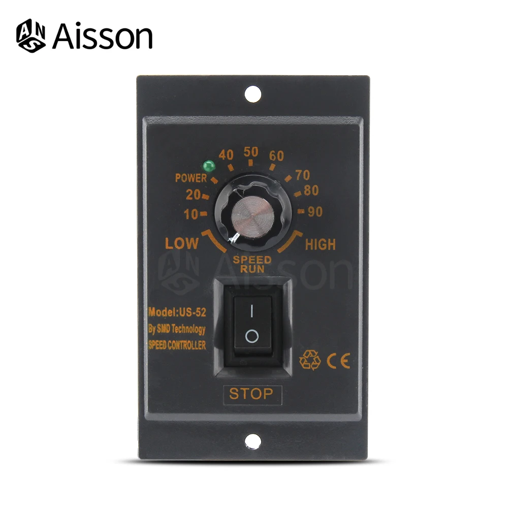 1db AC motorsebességszabályozó 400W AC 220V motorsebesség Pinpont