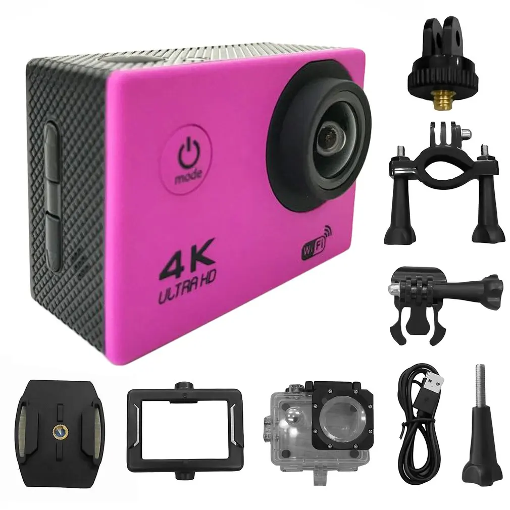 Оригинальная Экшн-камера 4K водонепроницаемая Спортивная DV 1080P легкая WiFi спортивная автоматическая видеокамера с широким углом обзора