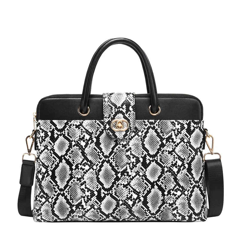 Новинка, Женский деловой портфель для ноутбука, женская сумка из искусственной кожи на плечо, 13, 14 дюймов, Женская портативная офисная сумка для ноутбука