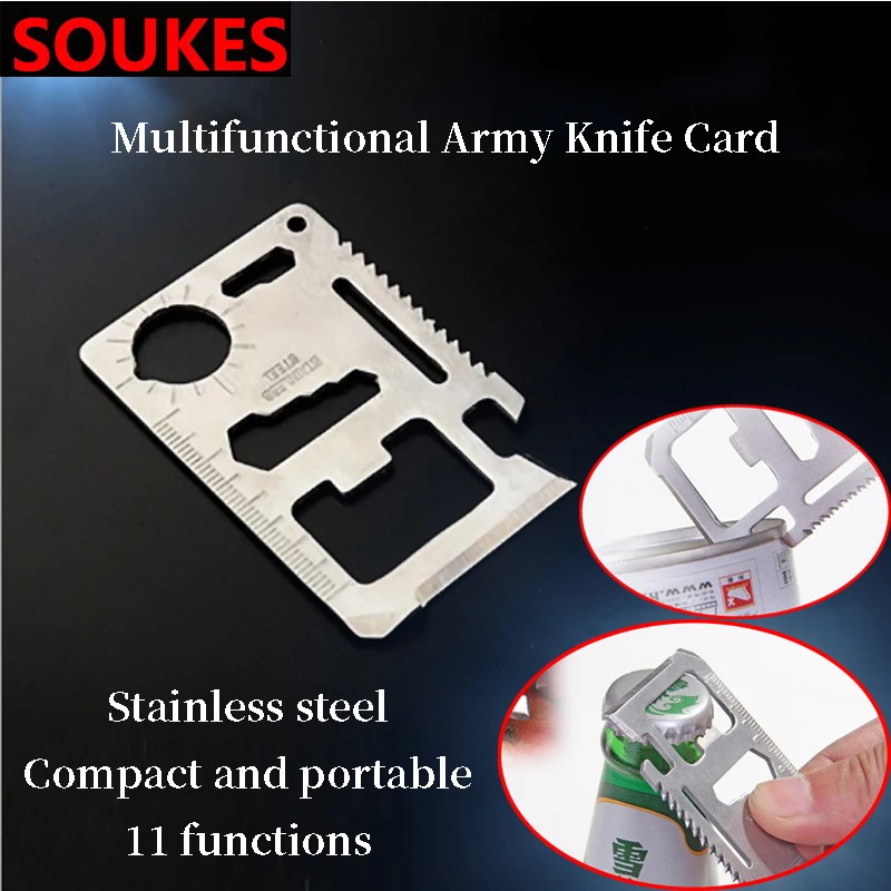 Многофункциональный автомобильный походный армейский нож брелок для карт Hyundai