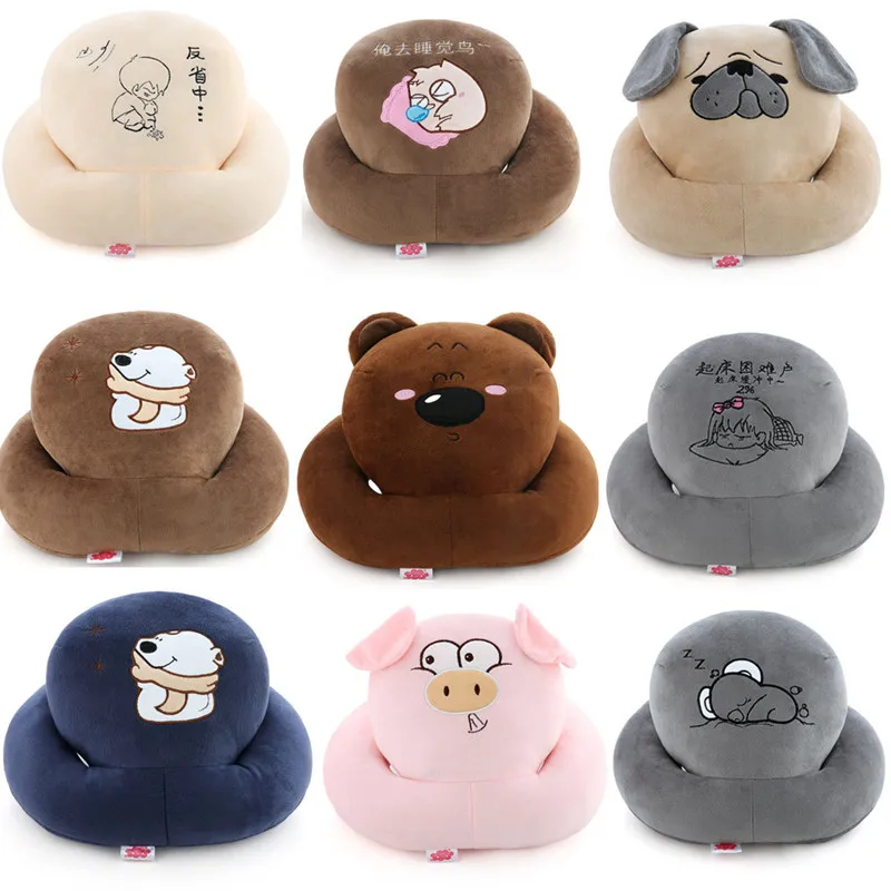 

Nap Sleeping Cushion Cotton Pillow Cartoon Shape Comfort Children Neck Pillows Office Pregnant Woman Sleeping Support Backrest