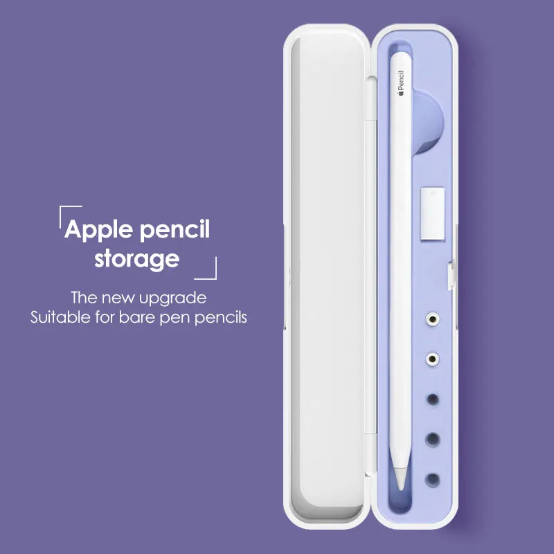 Portable Apple Pencil Storage Box For 1nd Gen Case Accessories 2nd plastic Cover | Компьютеры и офис