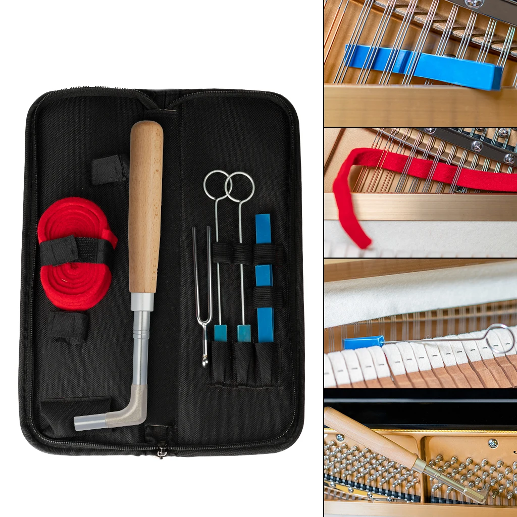 Naomi Piano Tuning Kit W/Piano Tuning Hammer мягкая клен ручка пианино Tuning Рычажные Инструменты Набор Mute Hammer DIY набор фортепиано часть