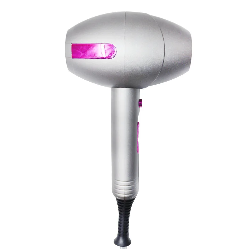silvery ITAS1273 граффити Высокая мощность Парикмахерская Профессиональный фен анион бытовой Парикмахерская молоток вентилятор 2400 Вт - Цвет: silvery