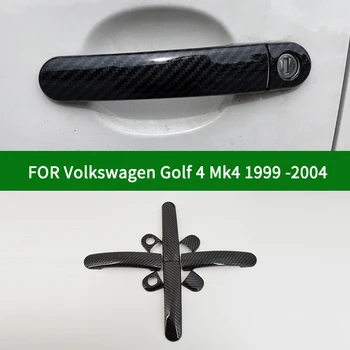 

FOR Volkswagen VW Golf 4 Mk4 1999-2004 Accessory glossy carbon fibre pattern door handle covers trim 2000 2001 2002 2003