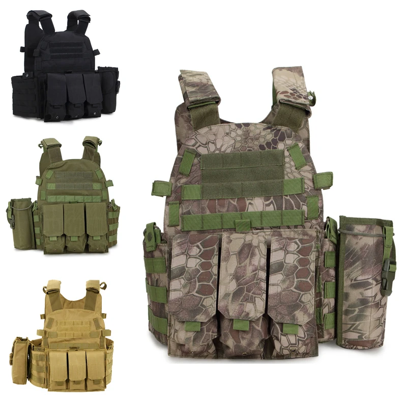 Airsoft Military Tactical Vest Molle Combat Assault Plate Carrier
