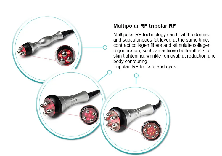 Многофункциональный 5 в 1 40 к Кавитация RF инструмент для коррекции формы/Lipolaser RF вакуумный аппарат кавитации для продажи
