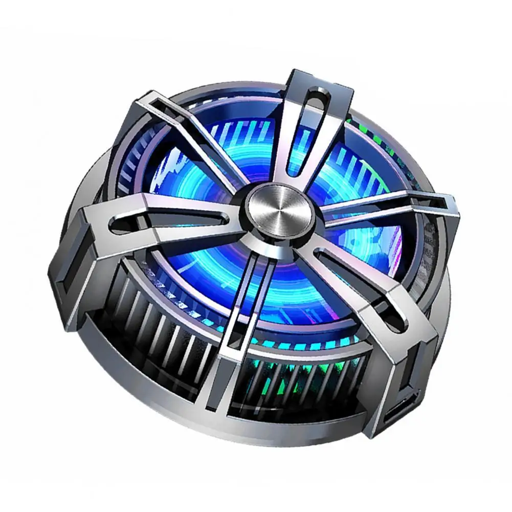 Mobile Phone Cooling Fan Quick Mute RGB Cool Light Magnetic Semiconductor Game Smartphone Cooler Radiator |