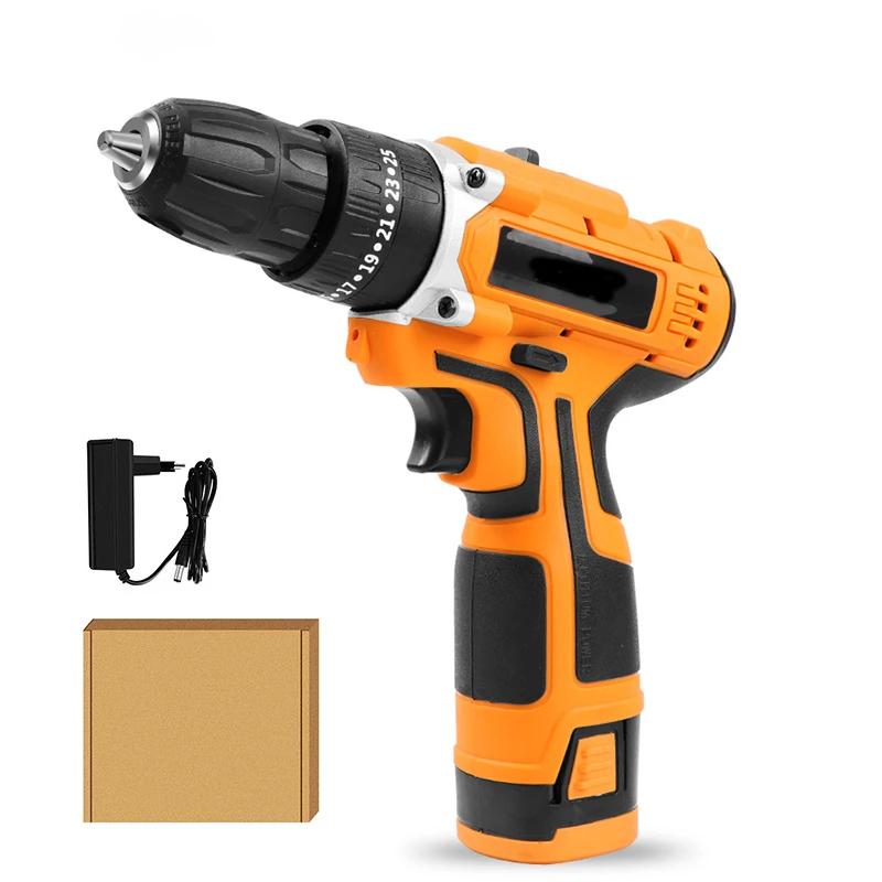 

16.8V Cordless Screwdriver Electric Drill Charging Lithium Battery Waterproof Hand Power Tools