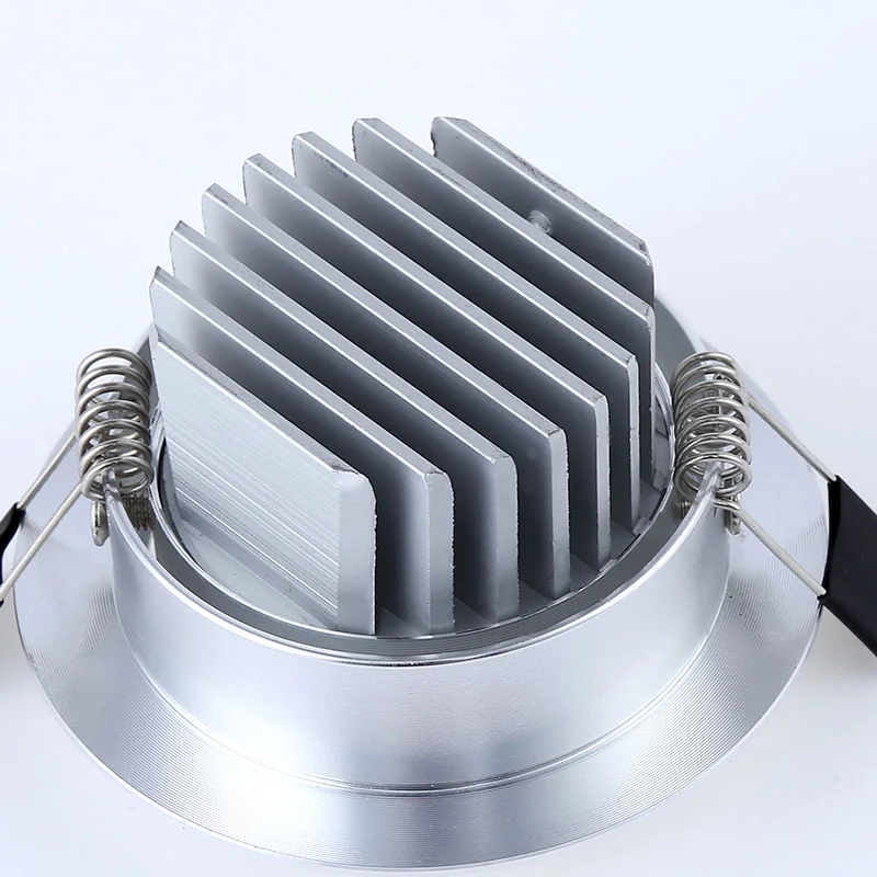 Dimmable Recessed LED Downlights 5W 7W 9W 12W 15W18W COB LED Ceiling Spot Lights AC85~265V LED Background Lamps Indoor Lighting