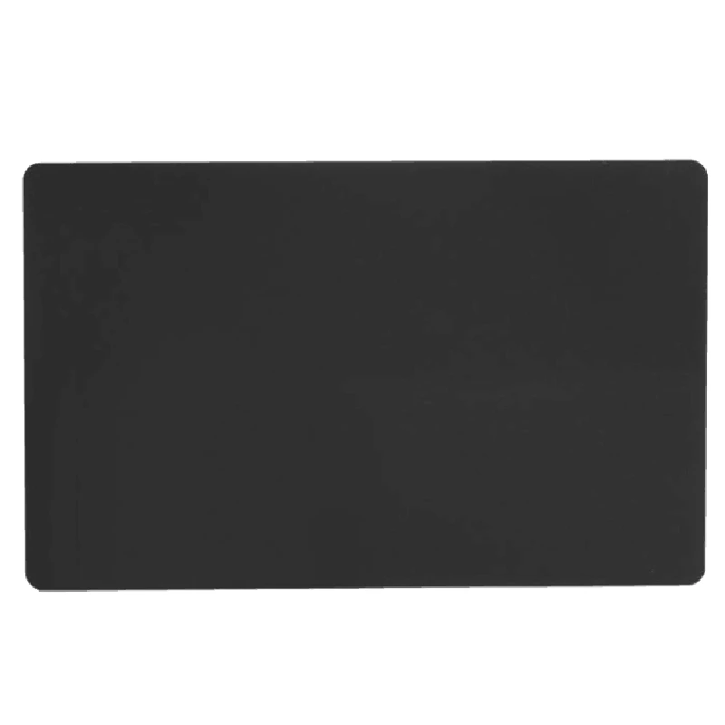 HOT-100Pcs, черная алюминиевая карта из сплава, гравировка, металл, бизнес доступ, визитная карточка, пустая, толщина 0,22 мм