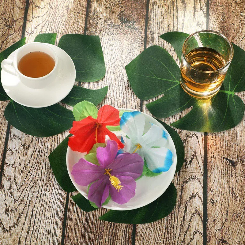 Потяните флаг баннер ананас Aloha баннер чашки для питья Гавайи Luau гирлянда из ткани мультяшное украшение для вечеринок тропический бассейн вечерние рождения