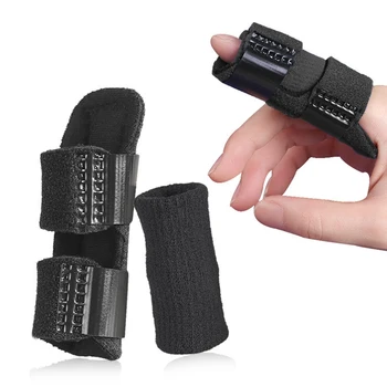

Finger Brace Support Posture Corrector Aluminium Finger Splint Recovery Guards Protective Sleeve Injuries Broken Fingers