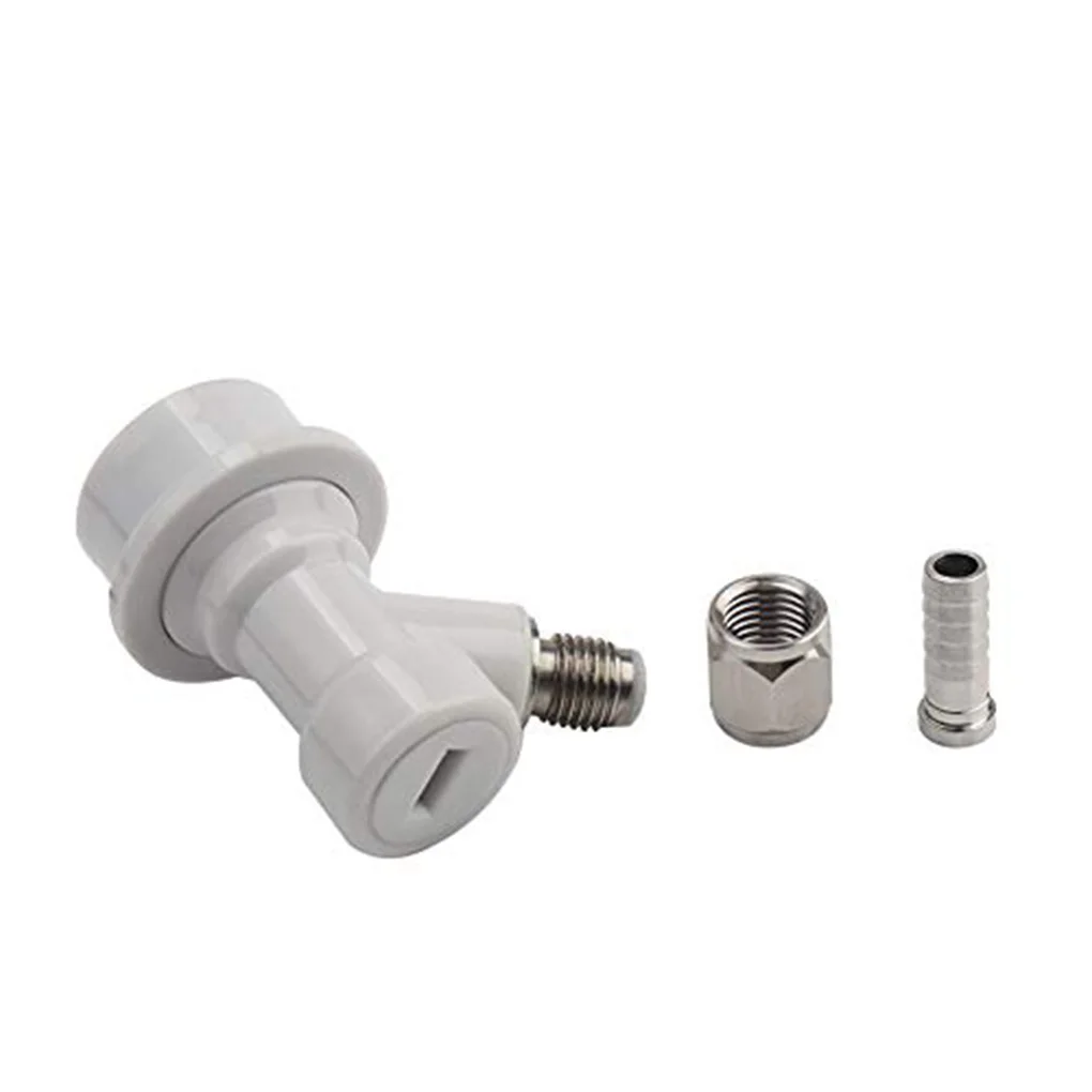 1 Pair Beer Faucet Connector Air Liquid Beer Keg Quick Disconnects Set Homebrew Ball Lock Beer Barbed Connectors