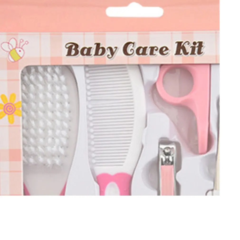 Maternal and Infant Thermometer Medicine Feeder Nasal Care Set Baby Manicure Clamp Nail Clipper 6pcs