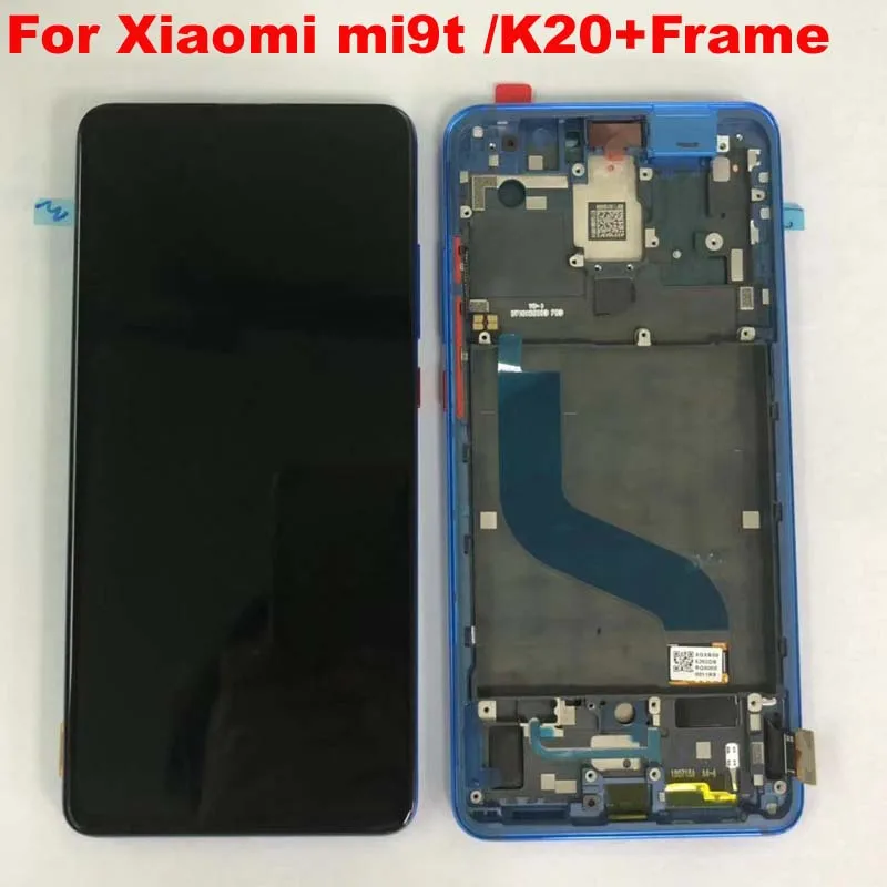 

100% New Original Amoled for Xiaomi Redmi K20 LCD Display Touch Screen Digitizer Assembly for Xiaomi Mi 9t /Redmi K20 Pro+Frame