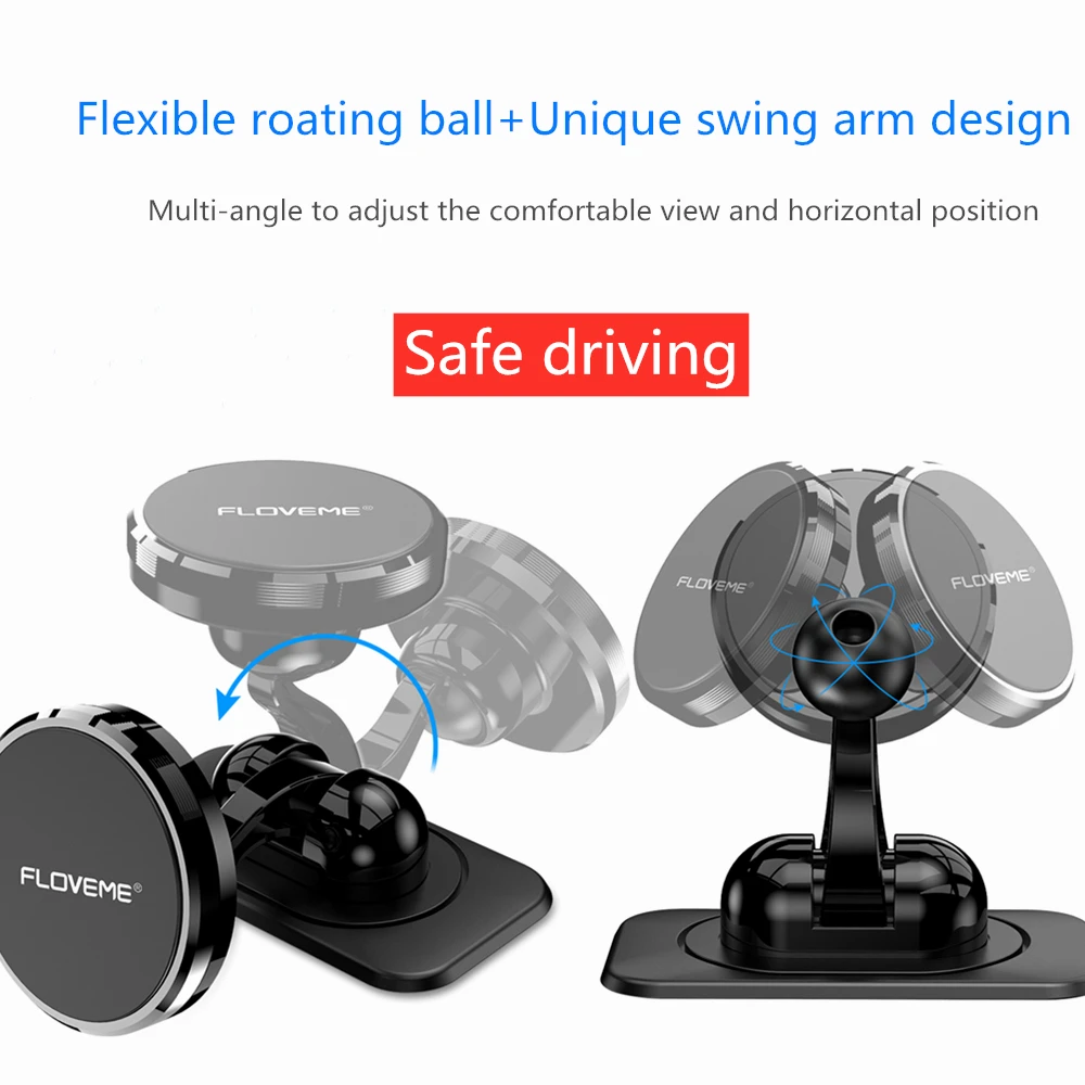 FLOVEME Universal Magnetische Auto Telefon Halter Stehen in Auto Für iPhone 7 Xiaomi Magnet Air Ven