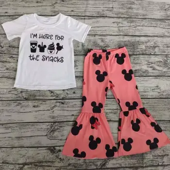 

2020 fashional kids boutique clothing toddler girls clothes t- shirt & cartoon short girl clothes