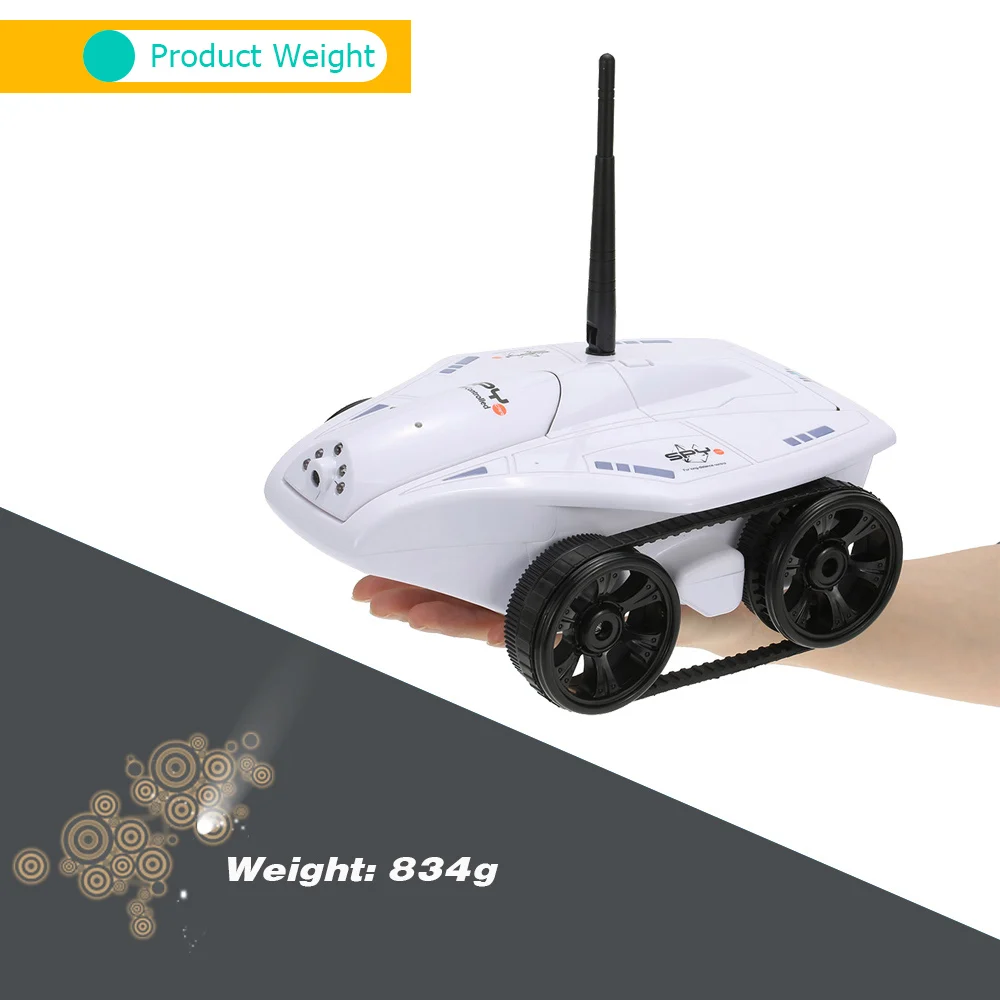 Intelligent WIFI FPV RC Tank Toys With 0.3MP HD Camera 50mins Battery Life Gravity Sensor Wi-Fi RC Tank RC Children's Toys Gift 4
