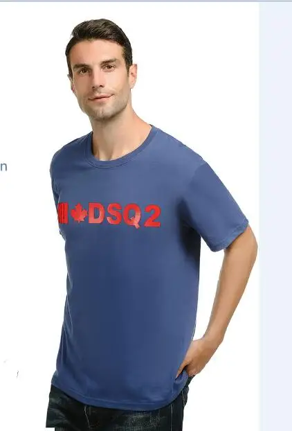 

Высокое качество узор в виде кленового листа с DSQ2 с буквенным принтом женская и Мужская хлопковая футболка с коротким рукавом, одежда с круглым вырезом с коротким рукавом впитывает пот абсорбент рубашка