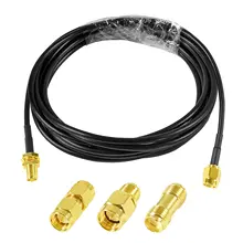 

2M 5M RG174 SMA Male to Female Extension Cable Copper Feeder Wire for Coax Coaxial Wi-Fi WiFi Network Card Router Antenna