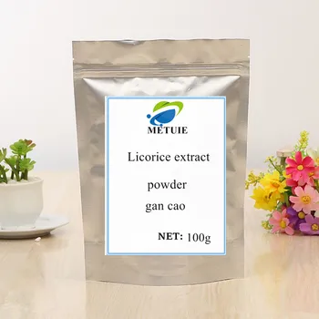 

100g-1000g Licorice Extract Powder Gan Cao Licorice Root Extract Good Quality, No Additions, Free delivery