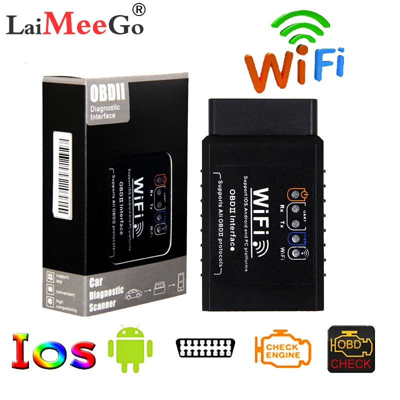 Диагностический сканер OBD2 ELM327 ELM 1 5 Wi-Fi 327 2 | Автомобили и мотоциклы