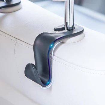

4PCS/Set Auto Seat Back Hooks Hanger Organizer Universal Headrest Mount Storage Hook House Storage Simple Styling