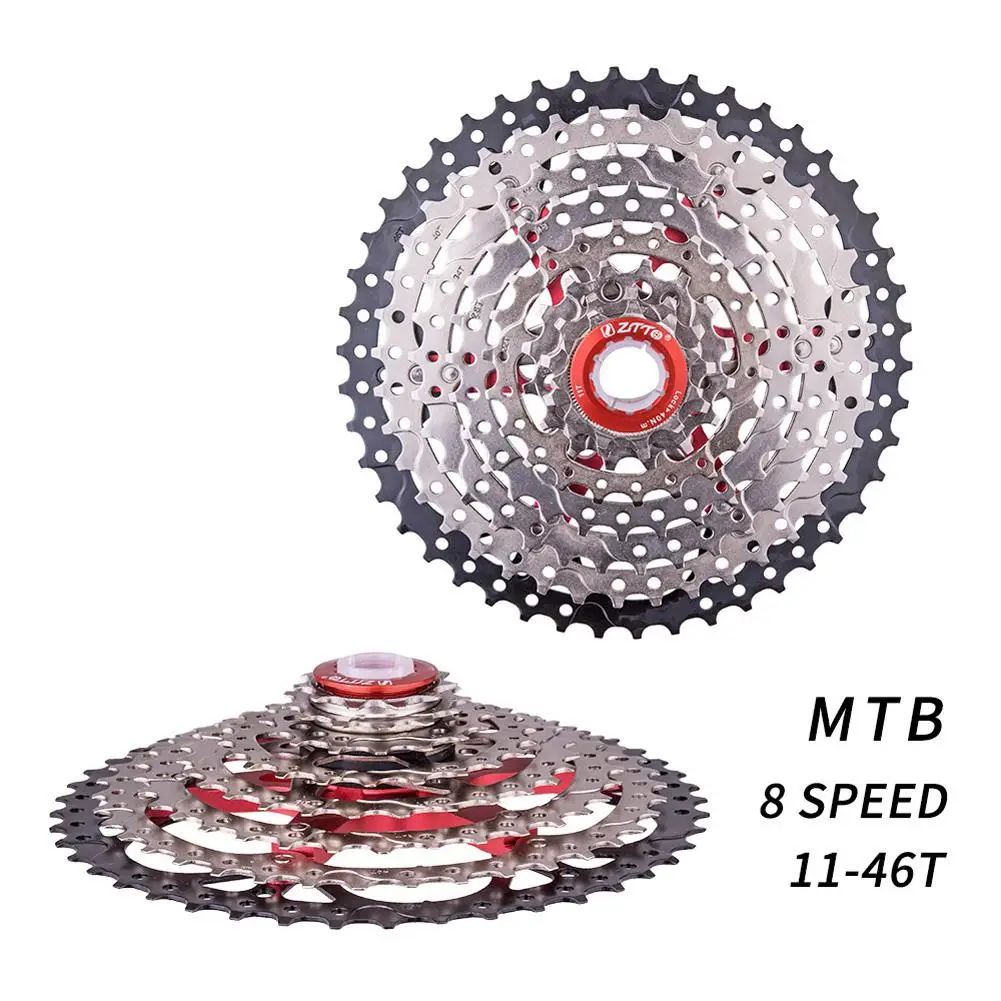 8 speed 46T большой зуб маховик горный велосипед MTB металлическая кассета запчасти