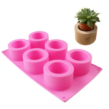 

DIY Silicone Soap Mold Handmade Moulds Makers 6Cavity Oval Tray 3D Craft Soap Making For Silicone Forms Molds