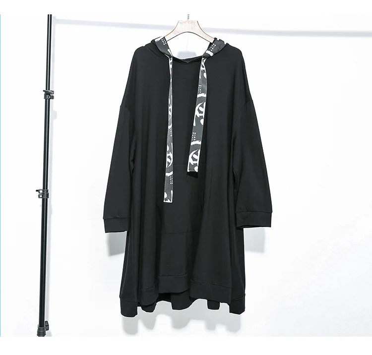 Max LuLu Fashion Korean Brand Ladies Designer Autumn Clothes Womens Hooded Hoodies Loose Casual Long Sweatshirts Plus Size