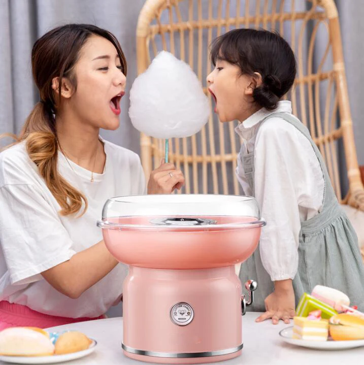 

Children gift Home Automatic mini diy Fancy Cotton candy machine For Children
