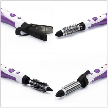 

7 in 1 Electric Hair Curler Hair Curl Roller Hair Straightener Hair Drier Hairdressing Curling Machine Hair Styling Tool EU Plug