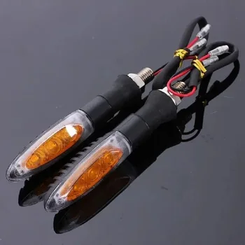 

2pcs Universal Motorcycle 3 LED Turn Signal Indicator Amber Light