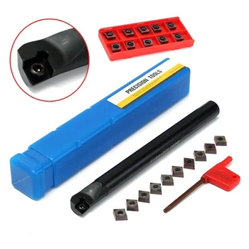 

1set 16x180mm Lathe Boring Bar Turning Tool Holder with 10pcs Inserts