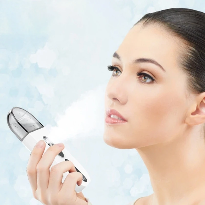 Portable Spray Mist Facial Steamer Face Care Spa Beauty Moisturizing Equipment Cleasing Ultrasonic Humidifier | Бытовая техника