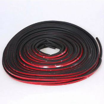 

4 meter Seal Strips Black Rubber Golf carts Motorcycles D-shape Useful